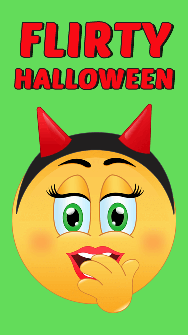 Flirty Halloween Emojis APP