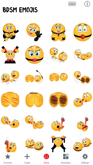 BDSM Emoji Stickers