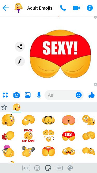 Booty 3 Emoji Keyboard