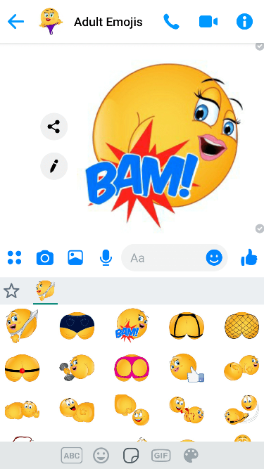 Booty 2 Emoji Keyboard