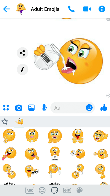 Cum Emoji Keyboard