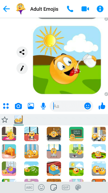 Cum Scenes 2 Emoji Keyboard