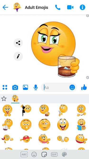 Dirty 2 Emoji Keyboard