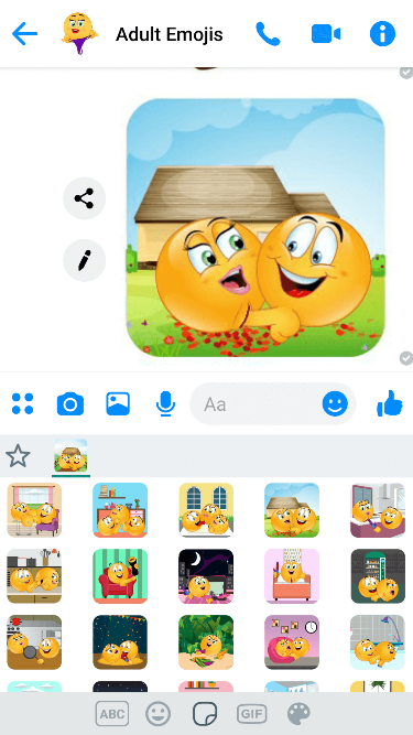 Fuck Scenes Emoji Keyboard