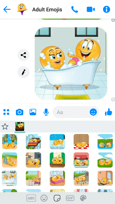 Fuck Scenes 2 Emoji Keyboard