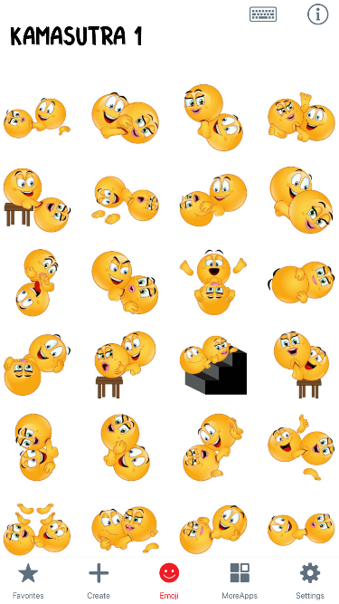 KamaSutra Emoji Stickers