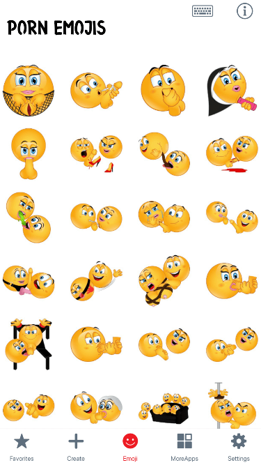 Porn Emoji Stickers