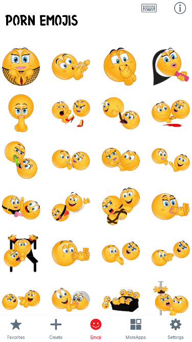 Porn Emojis.