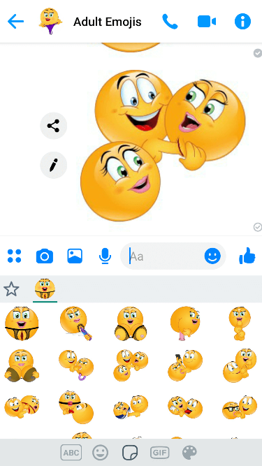 Porn 3 Emoji Keyboard