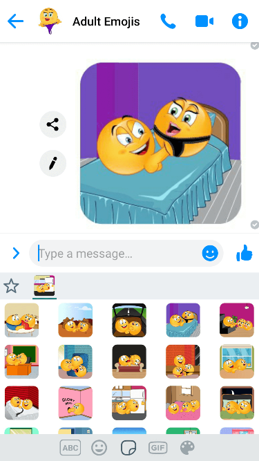 Porn Sex Scenes Emoji Keyboard