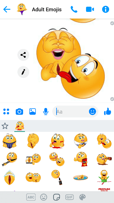 The drowning in pussy, emoji