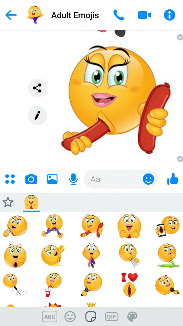 Pussy 3 Emoji Keyboard