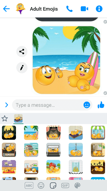 Sex Scene 4 Emoji Keyboard