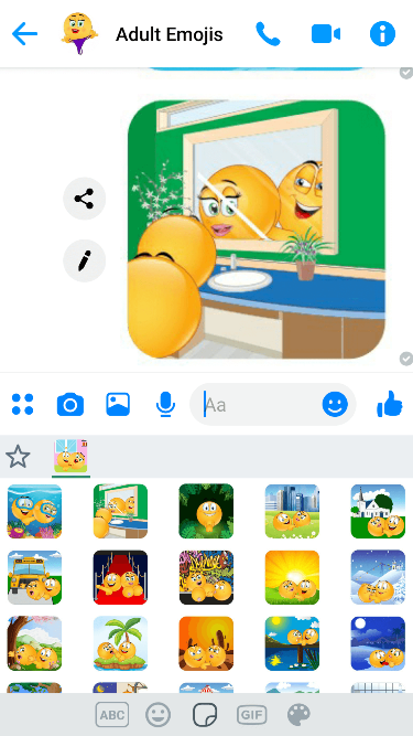 Sex Scene 2 Emoji Keyboard