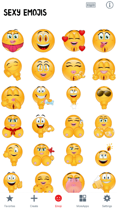 Sexy Emoji Stickers