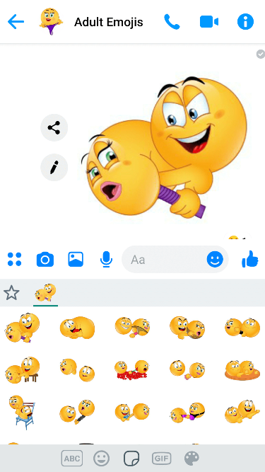 XXX Anal Emoji Keyboard