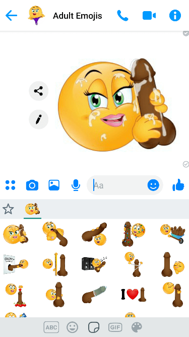 XXX BBC Emoji Keyboard