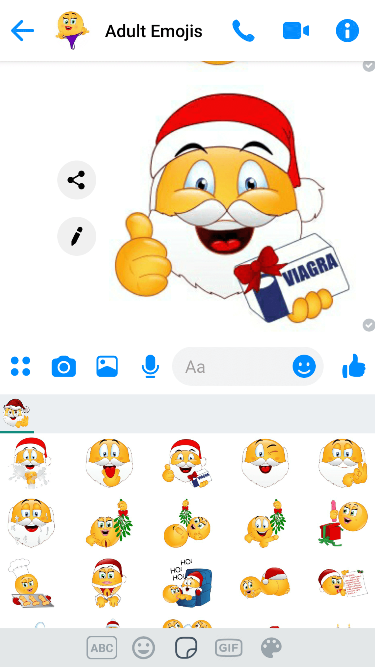 XXX Christmas Emoji Keyboard