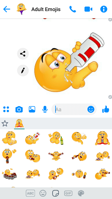 XXX Drunk Emojis For Texting Dirty Emoji App - Adult Emojis.