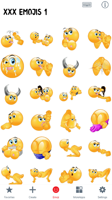 XXX Emoji Stickers