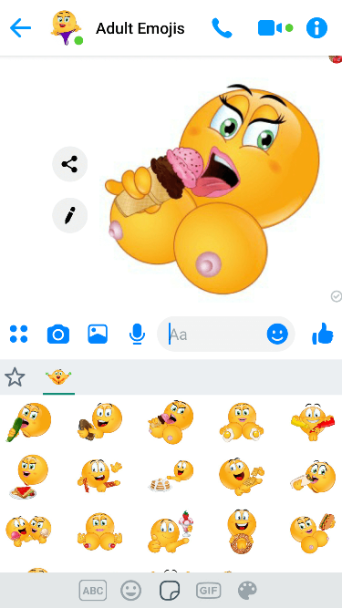 XXX Food Emoji Keyboard