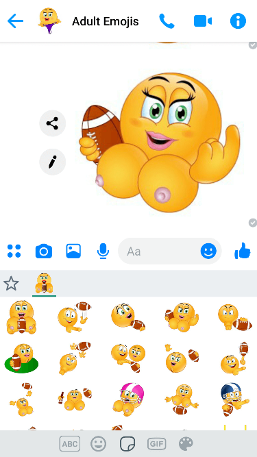 XXX Football Emoji Keyboard