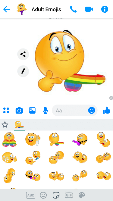 XXX Gay Emoji Keyboard