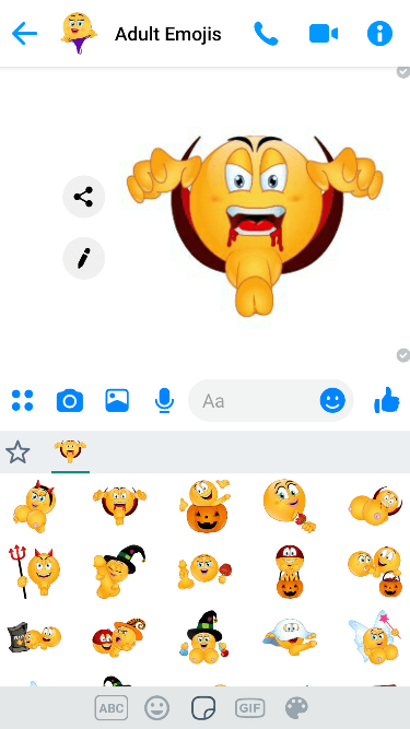 XXX Halloween Emoji Keyboard