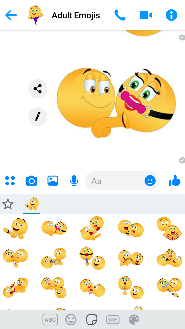 XXX Hardcore 4 Emoji Keyboard