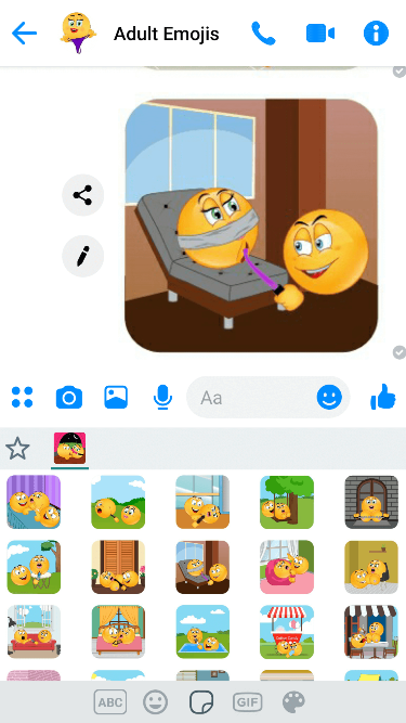 XXX Hardcore Scenes 2 Emoji Keyboard