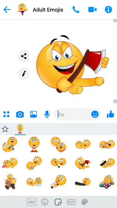 XXX Hardcore 2 Emoji Keyboard