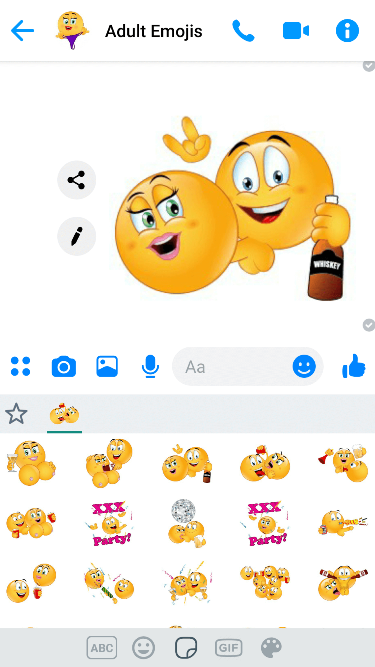 XXX Party 2 Emoji Keyboard