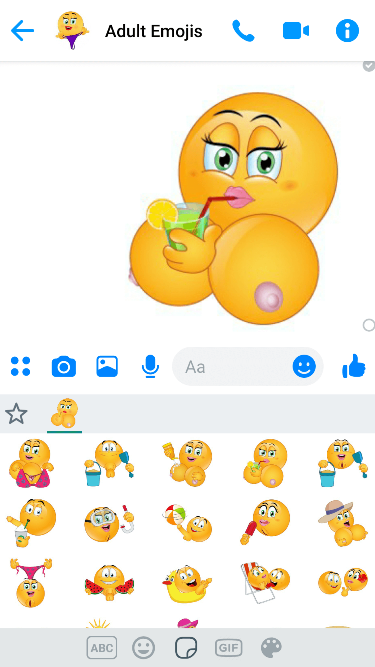 XXX Summer Emoji Keyboard