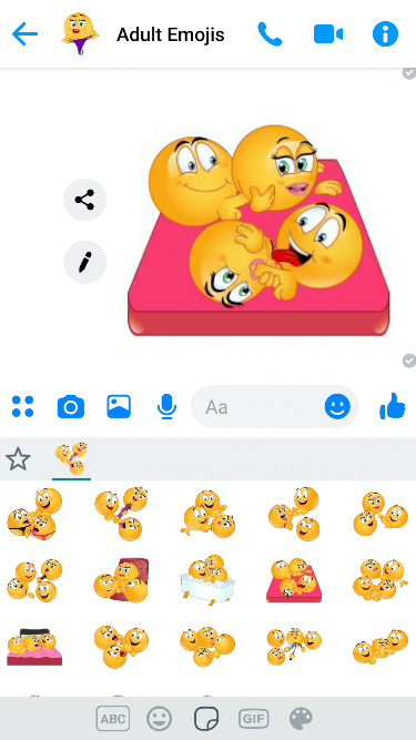 XXX Swingers 2 Emoji Keyboard