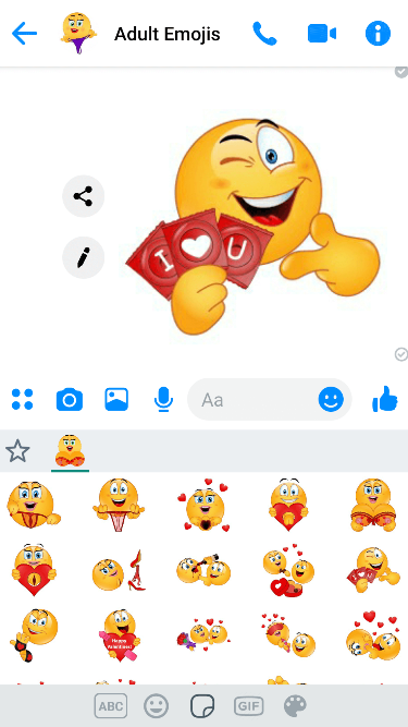 XXX Valentines Emoji Keyboard