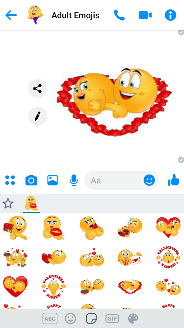 XXX Valentines 3 Emoji Keyboard